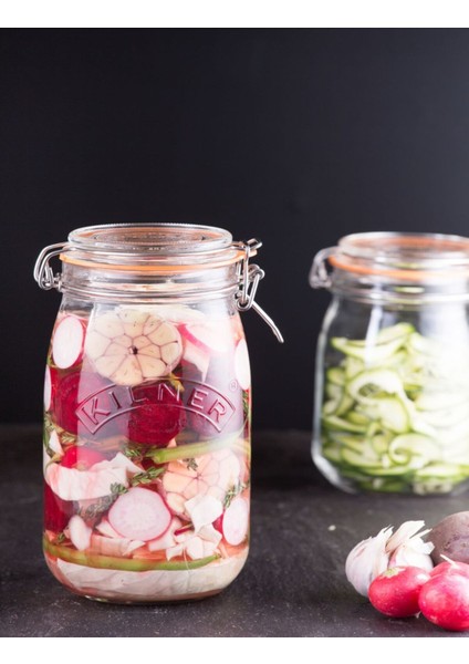 Çok Renkli Vakumlu Cam Kavanoz 1.5 Litre, Şık ve Pratik Saklama Çözümü indirimleri