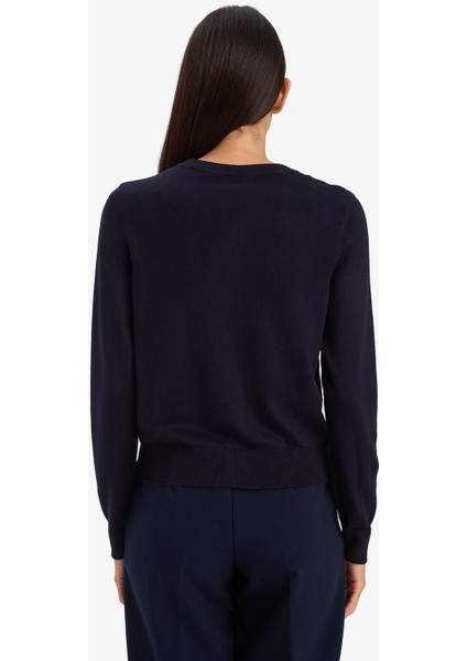 Regular Fit Bisiklet Yaka Basic Düz Düğmeli Triko Hırka D6282AX25AU indirimleri