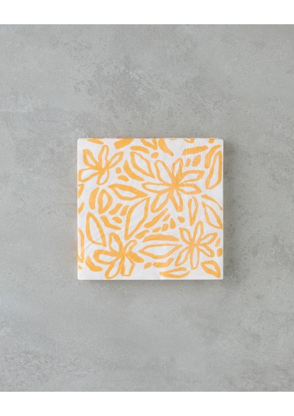 Orangebloom Kağıt 20'li Kağıt Peçete 33X33 cm Sarı