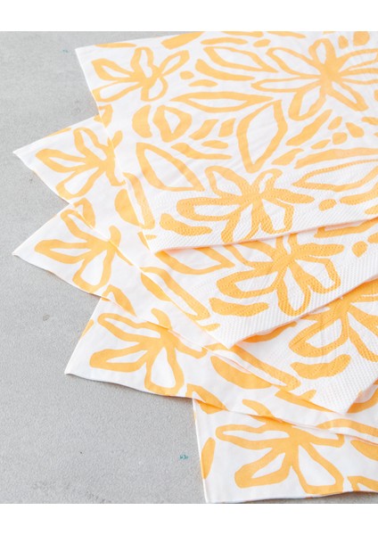 Orangebloom Kağıt 20'li Kağıt Peçete 33X33 cm Sarı fiyatları
