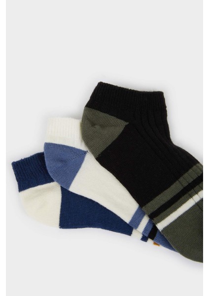 Erkek Çocuk 3'lü Pamuklu Patik Çorap indirimleri