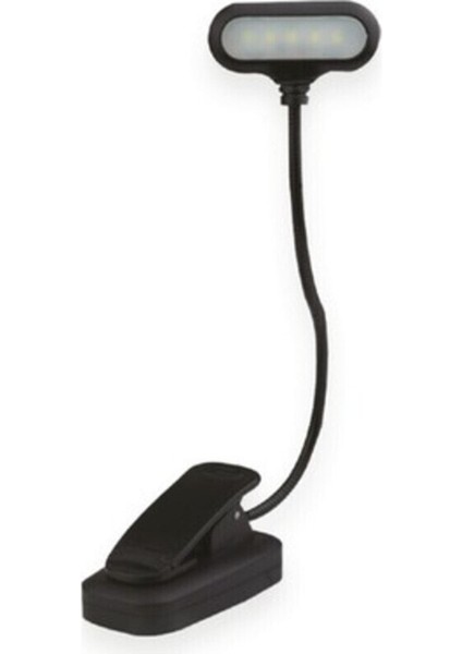 Yeşil Ledli Kıskaçlı Masa Lambası, Şık ve Pratik Aydınlatma