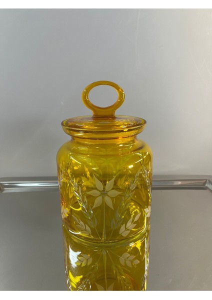 Renkli Orta Boy Kavanoz, Şık ve Kullanışlı, 1085 Cc, Dekorlu Tasarım fiyatları