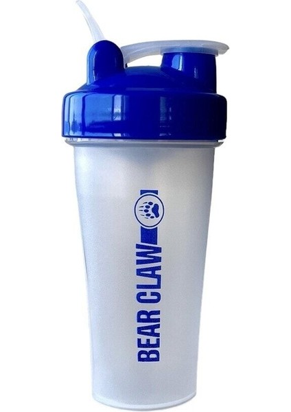 Beyaz 600 ml Spor Shake Kabı, Şeffaf ve Kullanışlı Tasarım