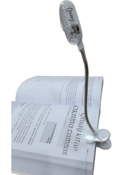 Renkli Kıskaçlı LED Masa Lambası, Kitap Okuma Işığı, Pil Hediyeli modelleri