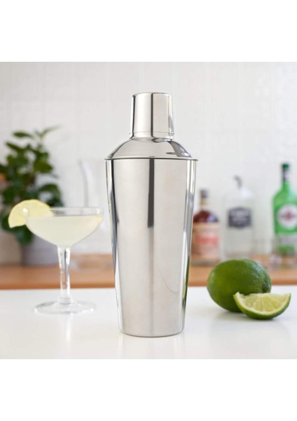 Şık Fransız Gümüş Shaker 500 Cc, Zarif ve Kullanışlı Tasarım.