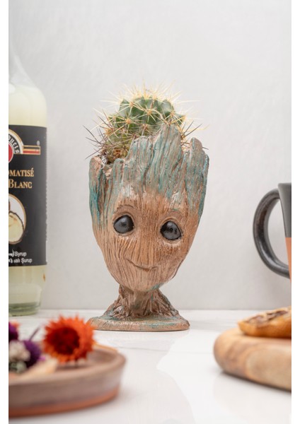 Marvel Groot Beton Saksı ve Kalemlik modelleri