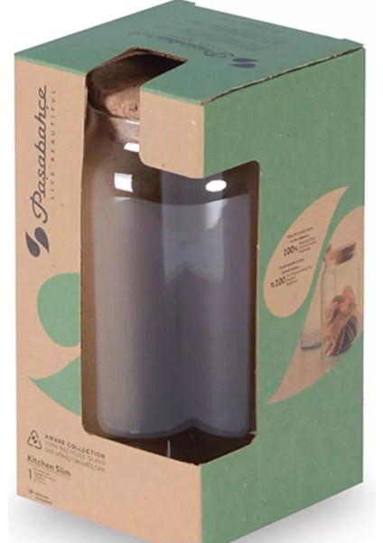 Yeşil Mantar Kapaklı Kavanoz Seti 3'lü, 575-860-1130 Cc, Şık ve Kullanışlı Mutfak Gereci fırsatları