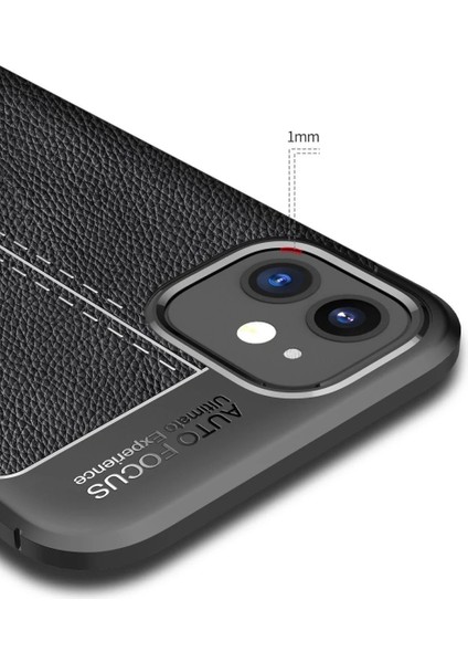 iPhone 12 Mini Kılıf Auto Focus Kapak - Siyah fırsatları
