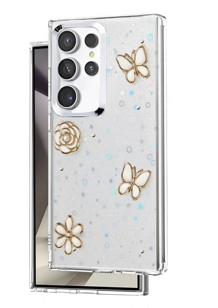 Samsung Galaxy S25 Ultra Fiyonk Desenli Kapak - Desen 2