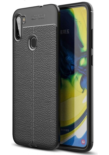 Samsung Galaxy A11 Kılıf Auto Focus Kapak - Siyah