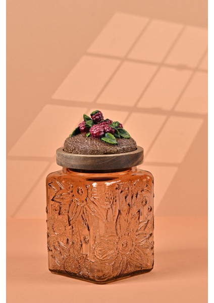 Renkli Tasarım Kavanoz, 700 Ml, Güzel ve Şık Saklama Ürünü