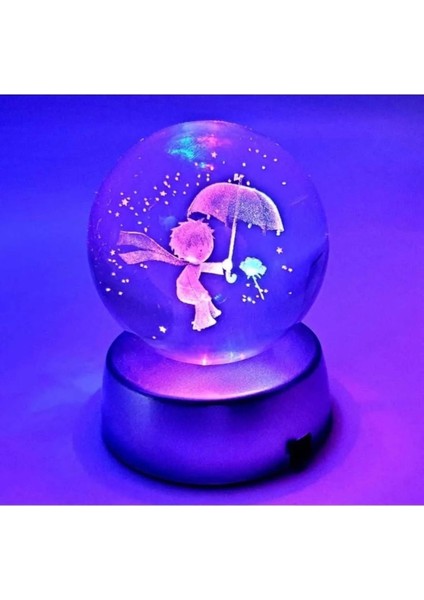 Renkli Işıklı Cam Küre, Şık ve Eğlenceli Dekorasyon Parçası fiyatları