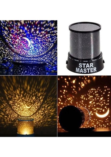 Renkli Işıklı Gece Lambası, Pilli ve Kablolu, Çocuklar ve Yatak Odası Için Mükemmel