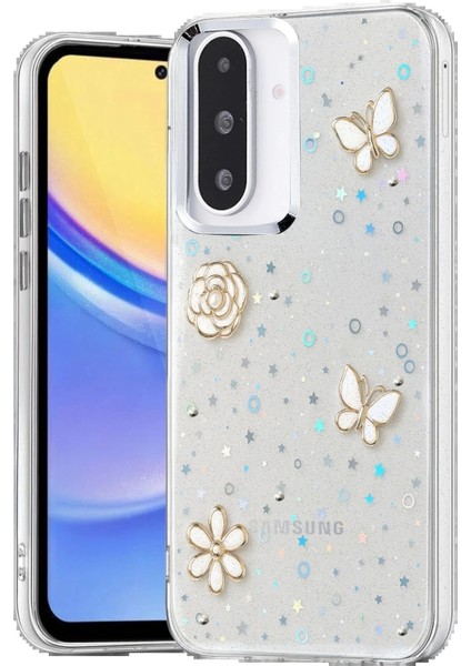Samsung Galaxy A26 Fiyonk Desenli Kapak - Desen 2