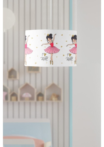 Beyaz Kız Çocuk Odası Sarkıt Avize, Şık ve Zarif Aydınlatma Seçeneği