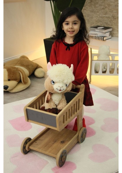 Kahverengi Ahşap Market Arabası, Ilk Adım Çocuk Oyuncağı modelleri