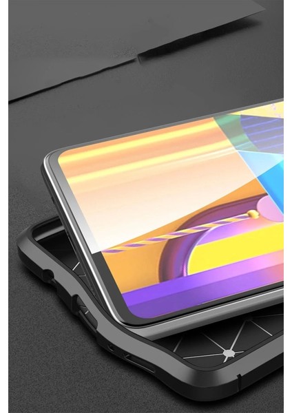 Samsung Galaxy M51 Kılıf Auto Focus Kapak - Kırmızı modelleri