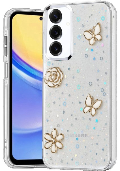 Samsung Galaxy S25 Plus Fiyonk Desenli Kapak - Desen 2