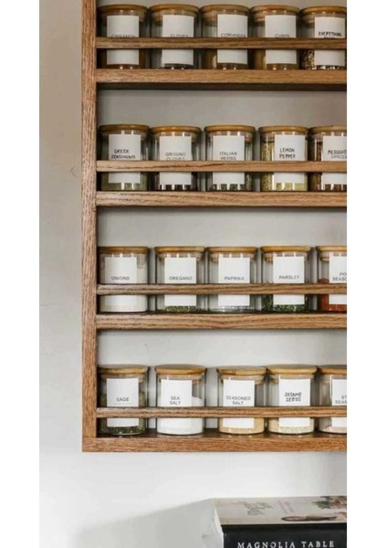 Ahşap Baharatlık Rafı Şık ve Kullanışlı Ev Dekorasyon Ürünü fiyatları