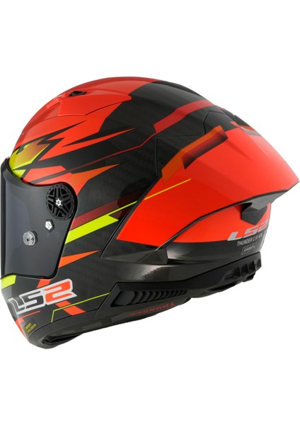 Thunder Karbon Gp Aero Fıre Kırmızı-Siyah Full Face Motosiklet Kaskı indirimleri