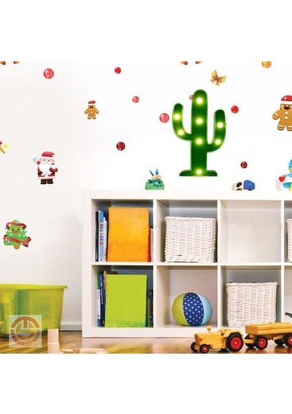 Yeşil LED Kaktüs Gece Lambası, Dekoratif Masa ve Duvar Işıklandırması fiyatları