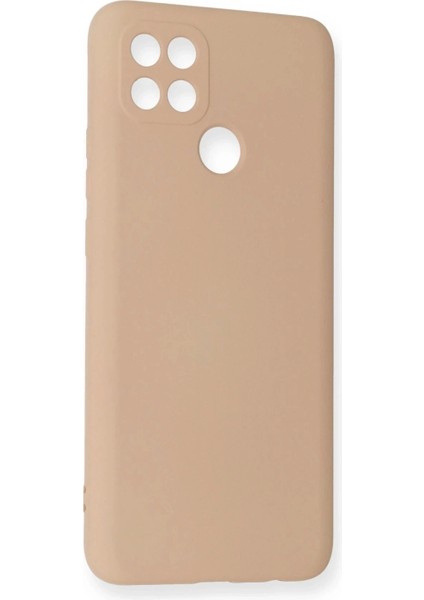 Oppo A15 Kılıf Nano Içi Kadife Silikon - Pudra fiyatları