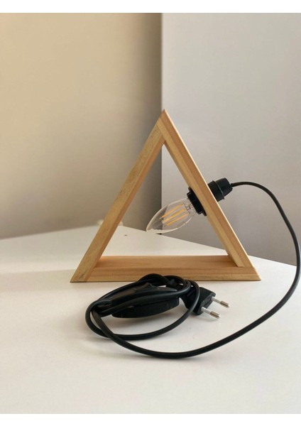 Kahverengi Ahşap Masa Lambası, Duvara Veya Masaüstüne Uyumlu, Modern Tasarım modelleri