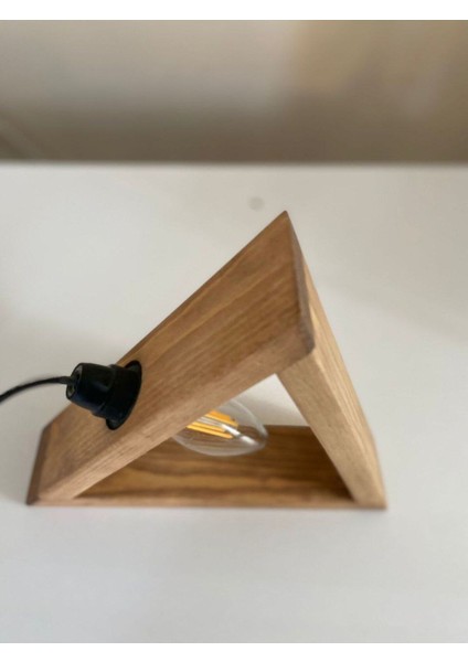 Kahverengi Ahşap Masa Lambası, Duvara Veya Masaüstüne Uyumlu, Modern Tasarım fırsatları