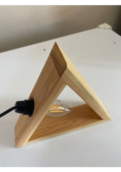 Kahverengi Ahşap Masa Lambası, Duvara Veya Masaüstüne Uyumlu, Modern Tasarım indirimleri