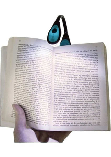 Yeşil Kıskaçlı Pilli Okuma Lambası, Rahat ve Pratik Aydınlatma