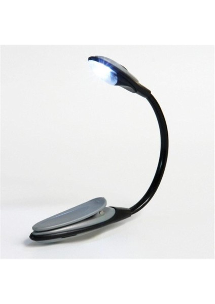 Yeşil Kıskaçlı Pilli Okuma Lambası, Rahat ve Pratik Aydınlatma