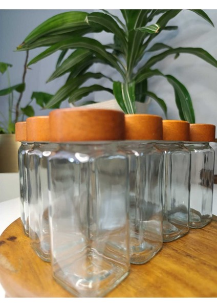 12'li Cam Baharat Seti, Şık ve Kullanışlı Kapaklı Tasarım ile Mutfağınıza Şıklık Katın