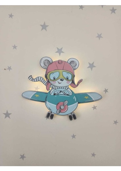 Renkli Çocuk Odası Dekoratif Gece Lambası, Sıcak ve Şık Aydınlatma Seçeneği