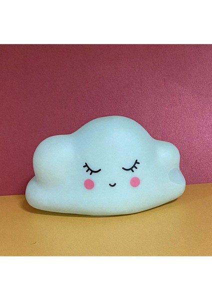 Turkuaz Bulut Temalı Dekoratif Gece Lambası, Şık ve Huzur Veren Aydınlatma Seçeneği fiyatları