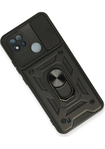 Realme C11 2021 Kılıf Pars Lens Yüzüklü Silikon - Siyah fiyatları