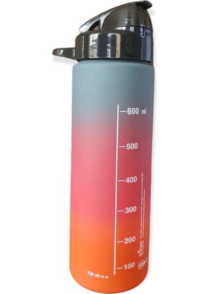 Tritan Renkli Matara 730 ml Kırmızı