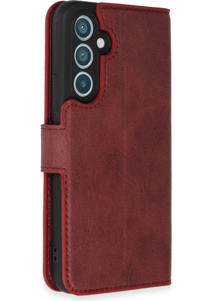 Samsung Galaxy A34 5g Kılıf Trend S Plus Kapaklı Kılıf - Kırmızı fiyatları