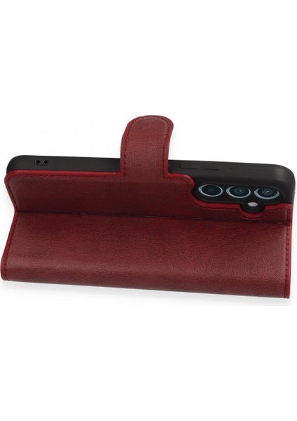 Samsung Galaxy A34 5g Kılıf Trend S Plus Kapaklı Kılıf - Kırmızı fırsatları