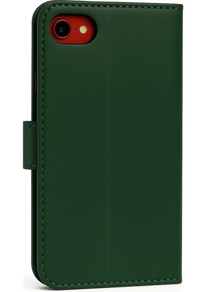 Apple iPhone 7 Trend S Plus Kapaklı Kılıf - Yeşil