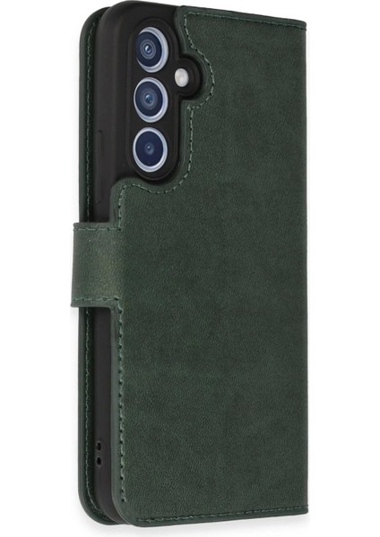 Samsung Galaxy A54 5g Kılıf Trend S Plus Kapaklı Kılıf - Yeşil fiyatları