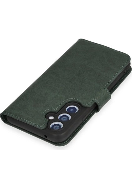 Samsung Galaxy A54 5g Kılıf Trend S Plus Kapaklı Kılıf - Yeşil modelleri