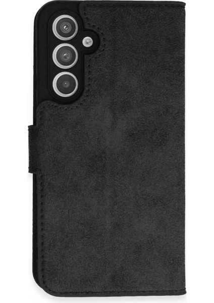 Samsung Galaxy A34 5g Kılıf Trend S Plus Kapaklı Kılıf - Siyah