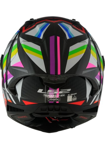 Thunder Karbon Gp Aero Flash Siyah Full Face Motosiklet Kaskı modelleri