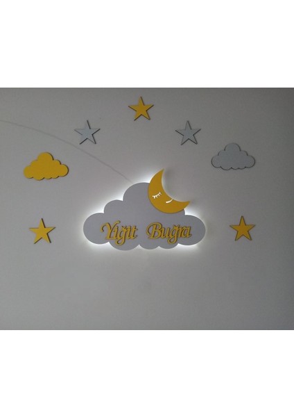 Çocuk Odası Renkli Dekoratif Gece Lambası, Huzurlu ve Şık Aydınlatma Seçeneği