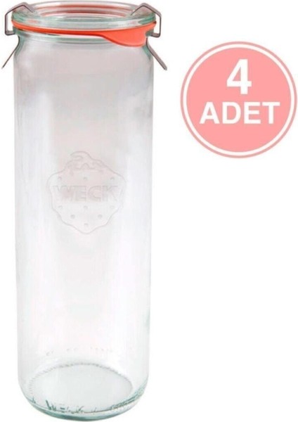 600 ml Cam Saklama Kavanozu Seti, 4'lü, Beyaz, Şık ve Pratik Saklama Çözümü fiyatları