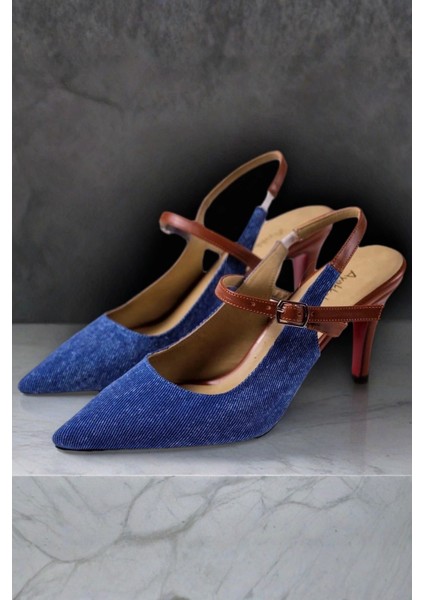 Kadın Moda Günlük Kısa Topuklu Ayakkabı Şık ve Zarif Abiye Ayakkabı