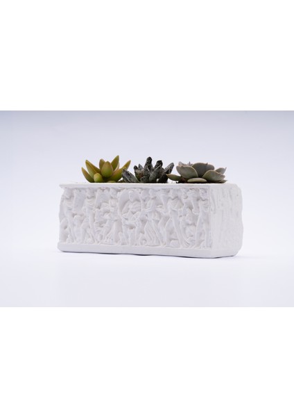 Imosas Lahit Çiçek Saksı, Antik,retro Dekorasyon Mekan Dizayn modelleri