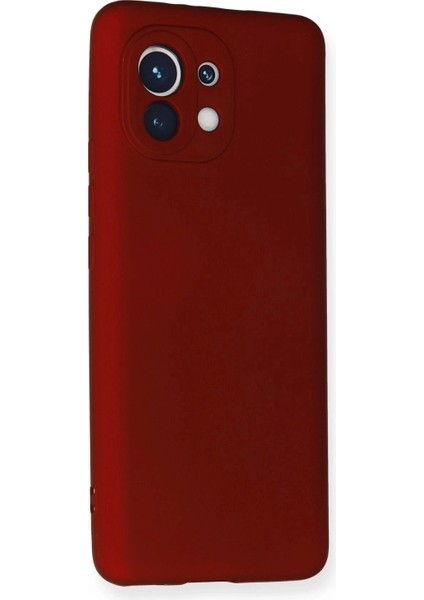 Xiaomi Mi 11 Kılıf First Silikon - Bordo fiyatları