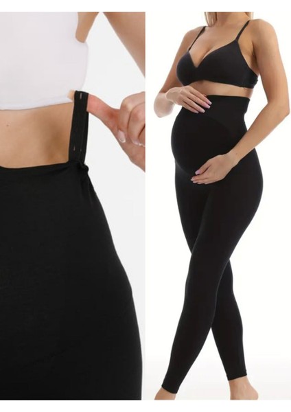 Korseli 1 Beden Ayarlanabilir Bel Organik Pamuklu Hamile Tayt fırsatları